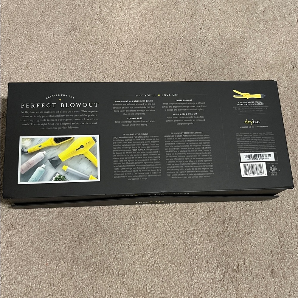 Brand New Drybar The Straight Shot Blow-Drying Flat Iron - Picture 2 of 4